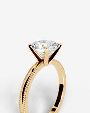 Maria (Round) 14k Yellow Gold 005