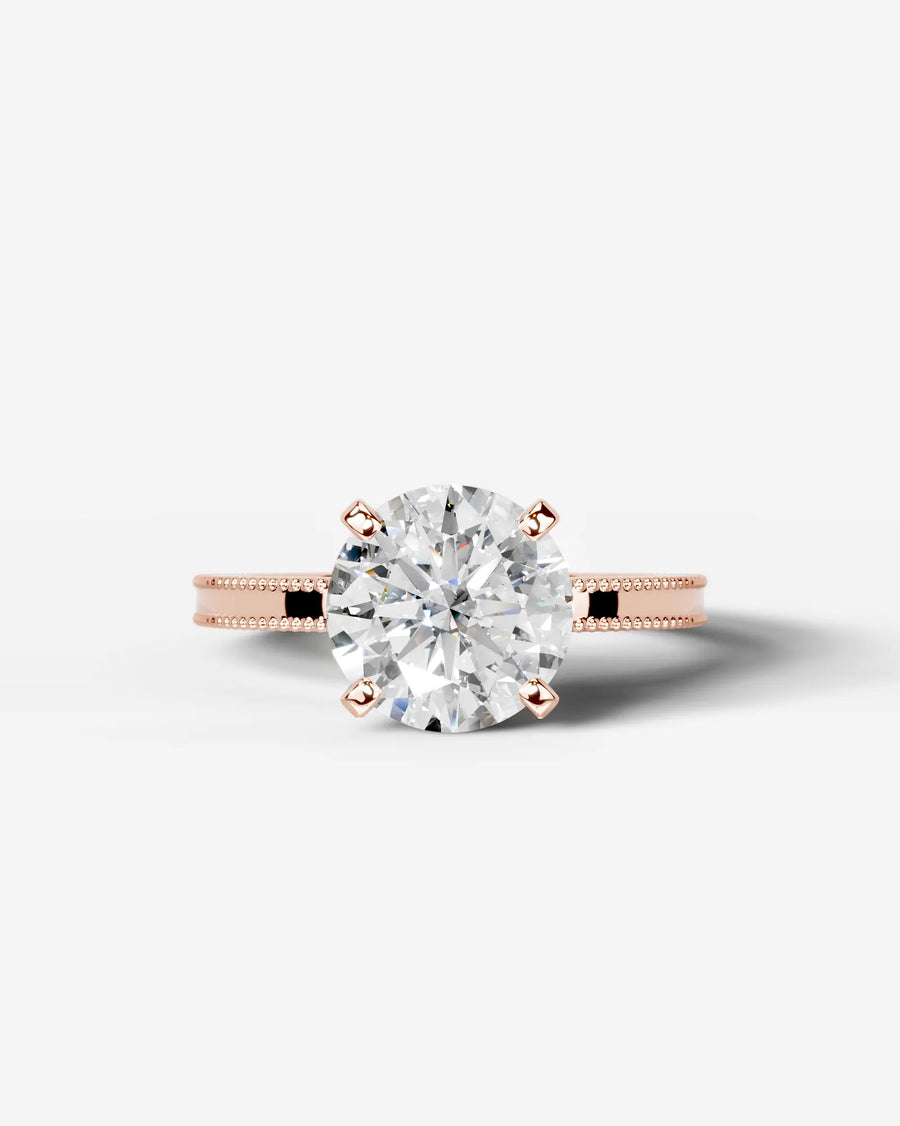Maria (Round) 14k Rose Gold 001