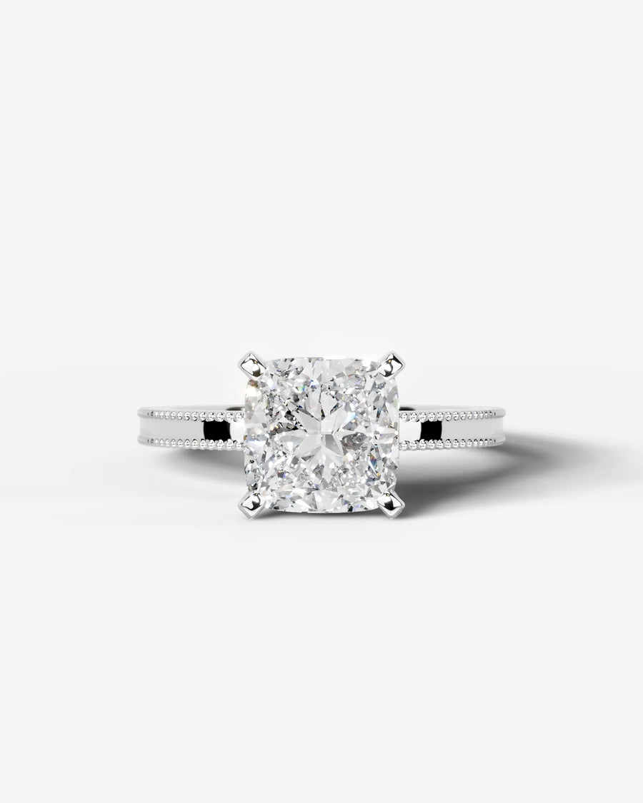 Maria (Cushion) 14k White Gold 001