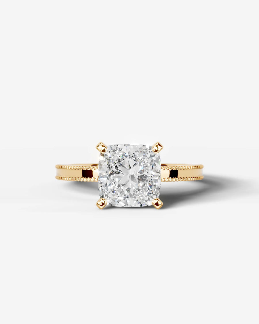 Maria (Cushion) 14k Yellow Gold 001