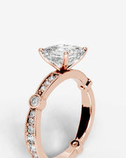 Hazel (Asscher) 14k Rose Gold 003