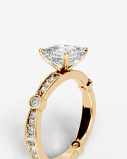 Hazel (Asscher) 18k Yellow Gold 003