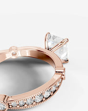 Hazel (Asscher) 14k Rose Gold 005