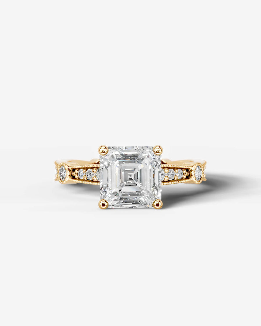 Hazel (Asscher) 18k Yellow Gold 001