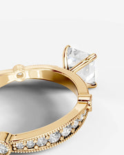 Hazel (Asscher) 14k Yellow Gold 005