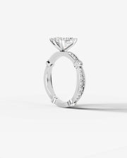 Hazel (Elongated Cushion) 14k White Gold 002