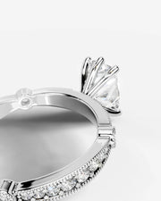 Hazel (Elongated Cushion) 14k White Gold 005