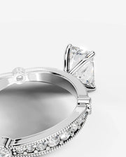 Hazel (Elongated Radiant) 18k White Gold 005