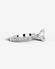 Hazel (Elongated Radiant) 18k White Gold 006