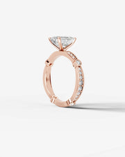 Hazel (Emerald) 14k Rose Gold 002