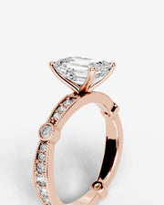 Hazel (Emerald) 14k Rose Gold 003
