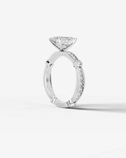 Hazel (Emerald) 18k White Gold 002