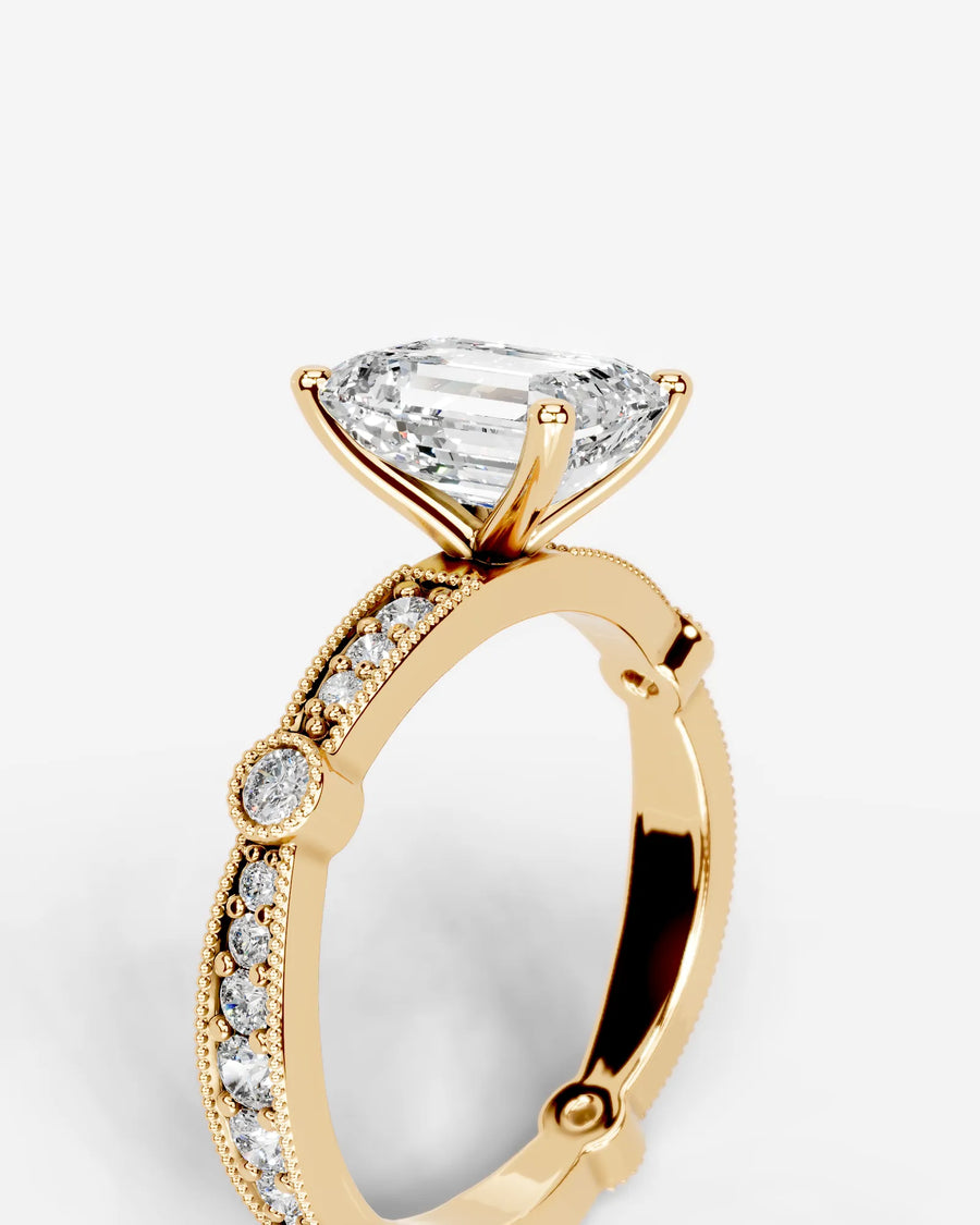Hazel (Emerald) 18k Yellow Gold 003