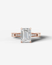 Hazel (Emerald) 14k Rose Gold 001