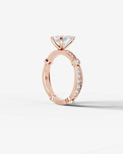Hazel (Heart) 14k Rose Gold 002