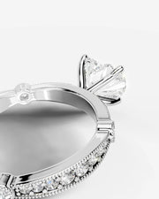 Hazel (Heart) 18k White Gold 005