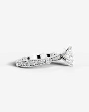 Hazel (Heart) 14k White Gold 006