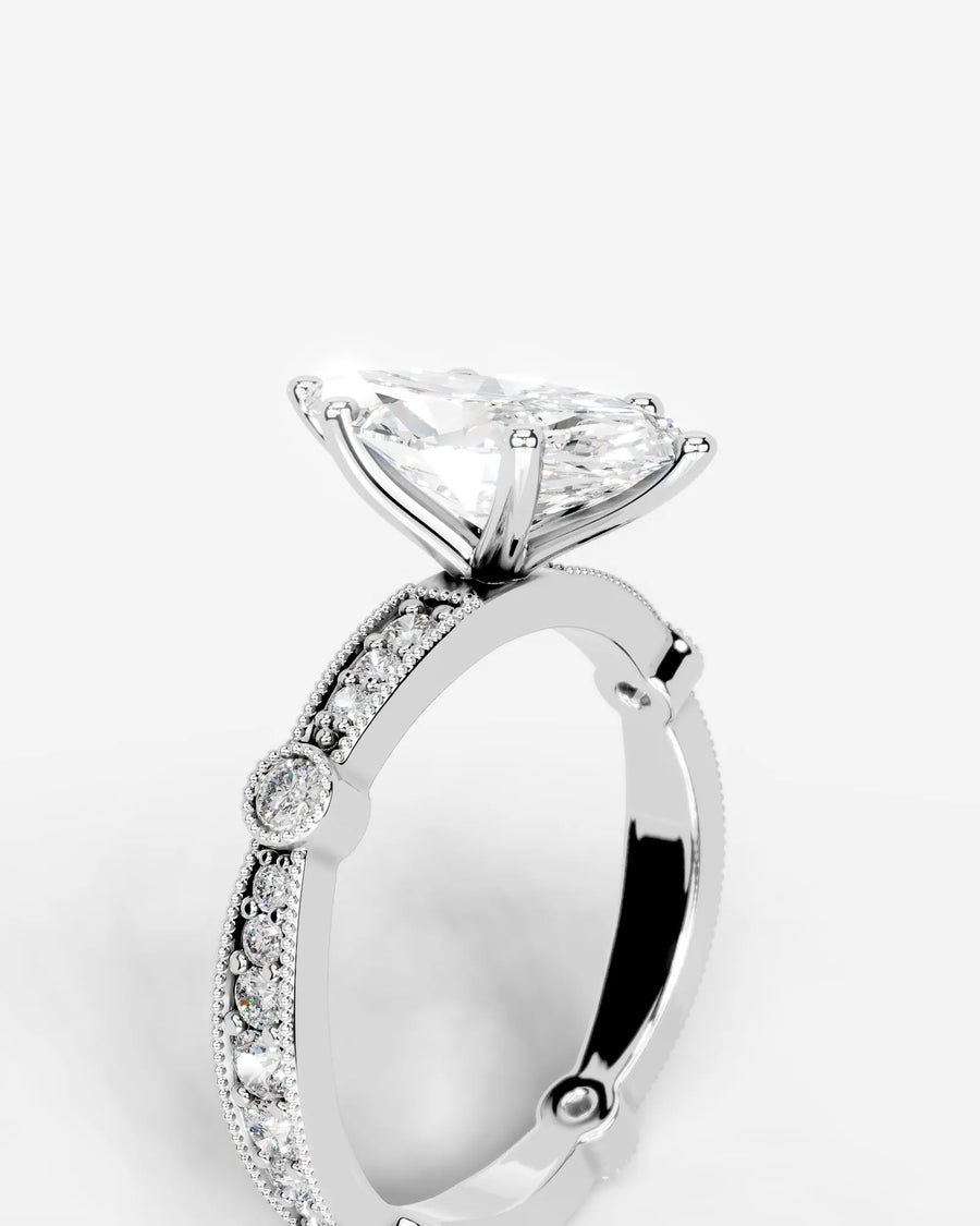 Hazel (Marquise) Platinum 003