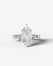Hazel (Marquise) 14k White Gold 001