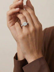 Hazel (Princess) 18k White Gold 004