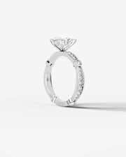 Hazel (Pear) 14k White Gold 002