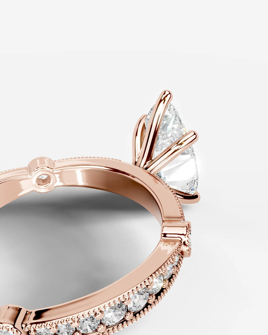 Hazel (Pear) 14k Rose Gold 005