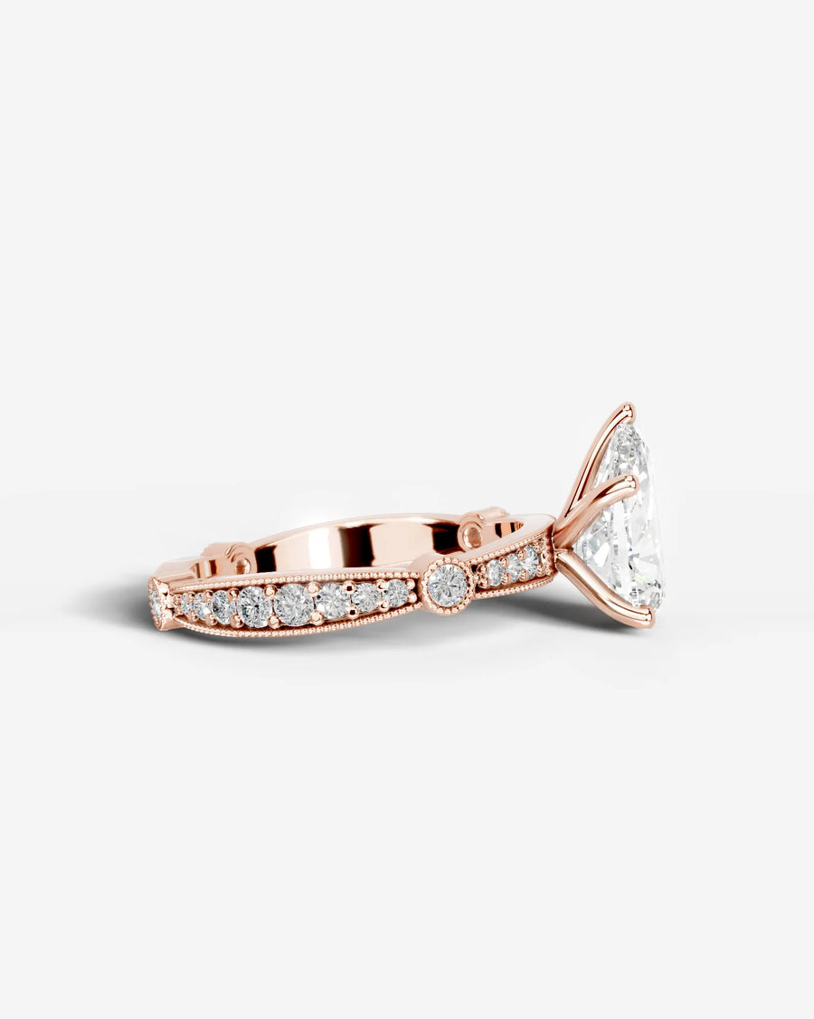 Hazel (Pear) 14k Rose Gold 006