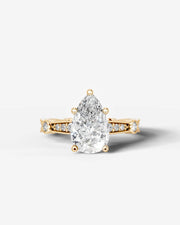 Hazel (Pear) 14k Yellow Gold 001