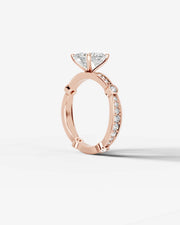 Hazel (Princess) 14k Rose Gold 002