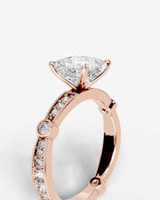 Hazel (Princess) 14k Rose Gold 003