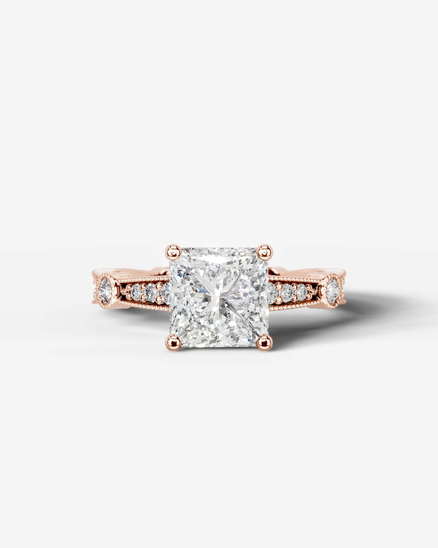 Hazel (Princess) 14k Rose Gold 001