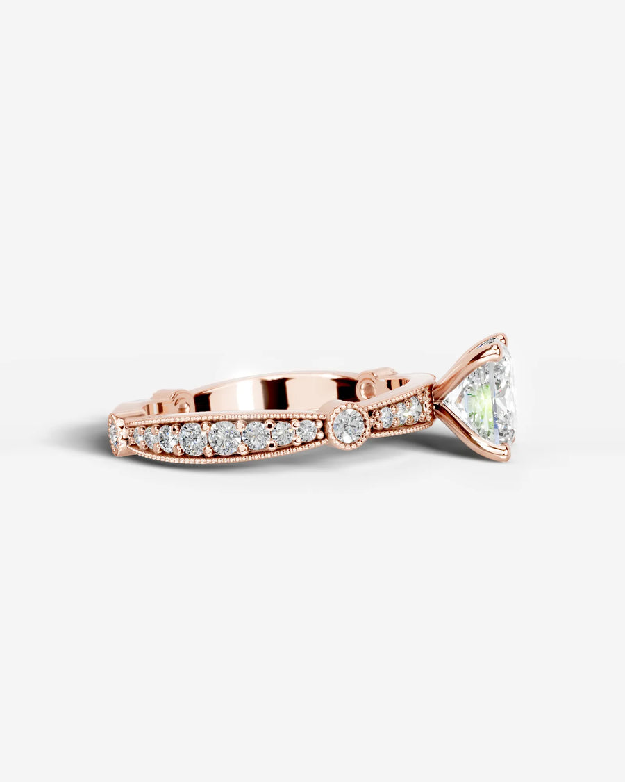 Hazel (Princess) 14k Rose Gold 006