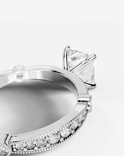 Hazel (Princess) 18k White Gold 005