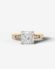 Hazel (Princess) 14k Yellow Gold 001