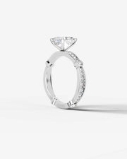 Hazel (Cushion) 14k White Gold 002