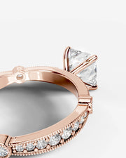 Hazel (Cushion) 14k Rose Gold 005