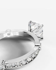 Hazel (Cushion) 14k White Gold 005