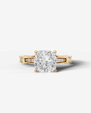 Hazel (Cushion) 18k Yellow Gold 001