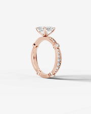 Hazel (Radiant) 14k Rose Gold 002
