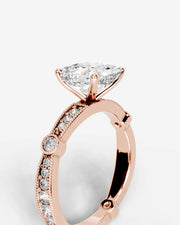 Hazel (Radiant) 14k Rose Gold 003