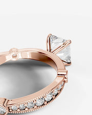 Hazel (Radiant) 14k Rose Gold 005