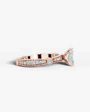 Hazel (Radiant) 14k Rose Gold 006