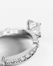 Hazel (Radiant) 14k White Gold 005