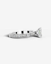 Hazel (Radiant) 18k White Gold 006