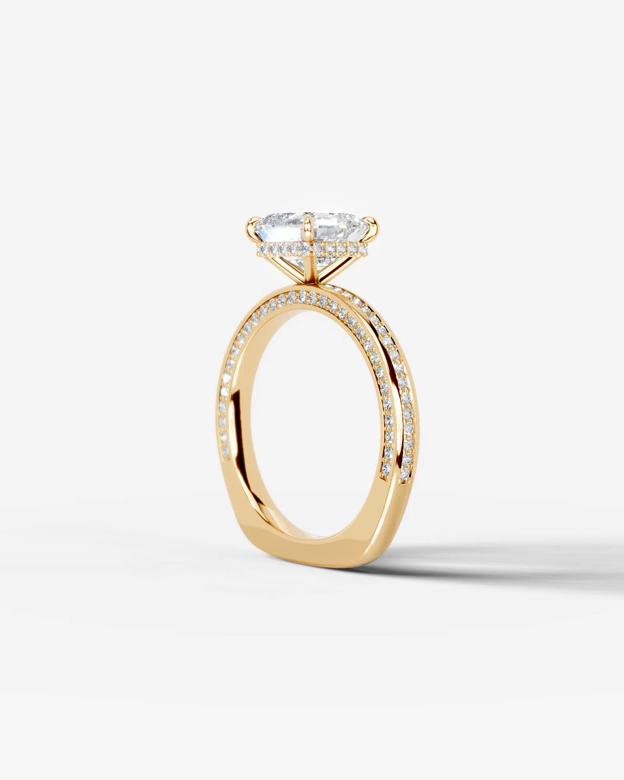 Pamela (Asscher) 18k Yellow Gold 002