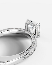 Pamela (Asscher) 18k White Gold 005