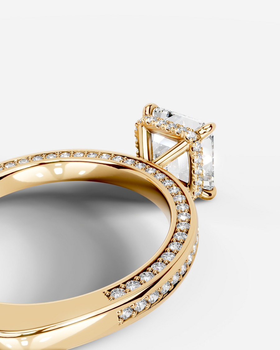 Pamela (Asscher) 14k Yellow Gold 005