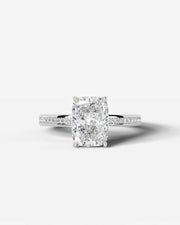 Pamela (Elongated Cushion) 18k White Gold 001