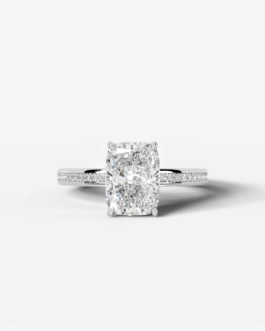 Pamela (Elongated Cushion) 18k White Gold 001