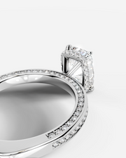 Pamela (Elongated Cushion) 14k White Gold 005